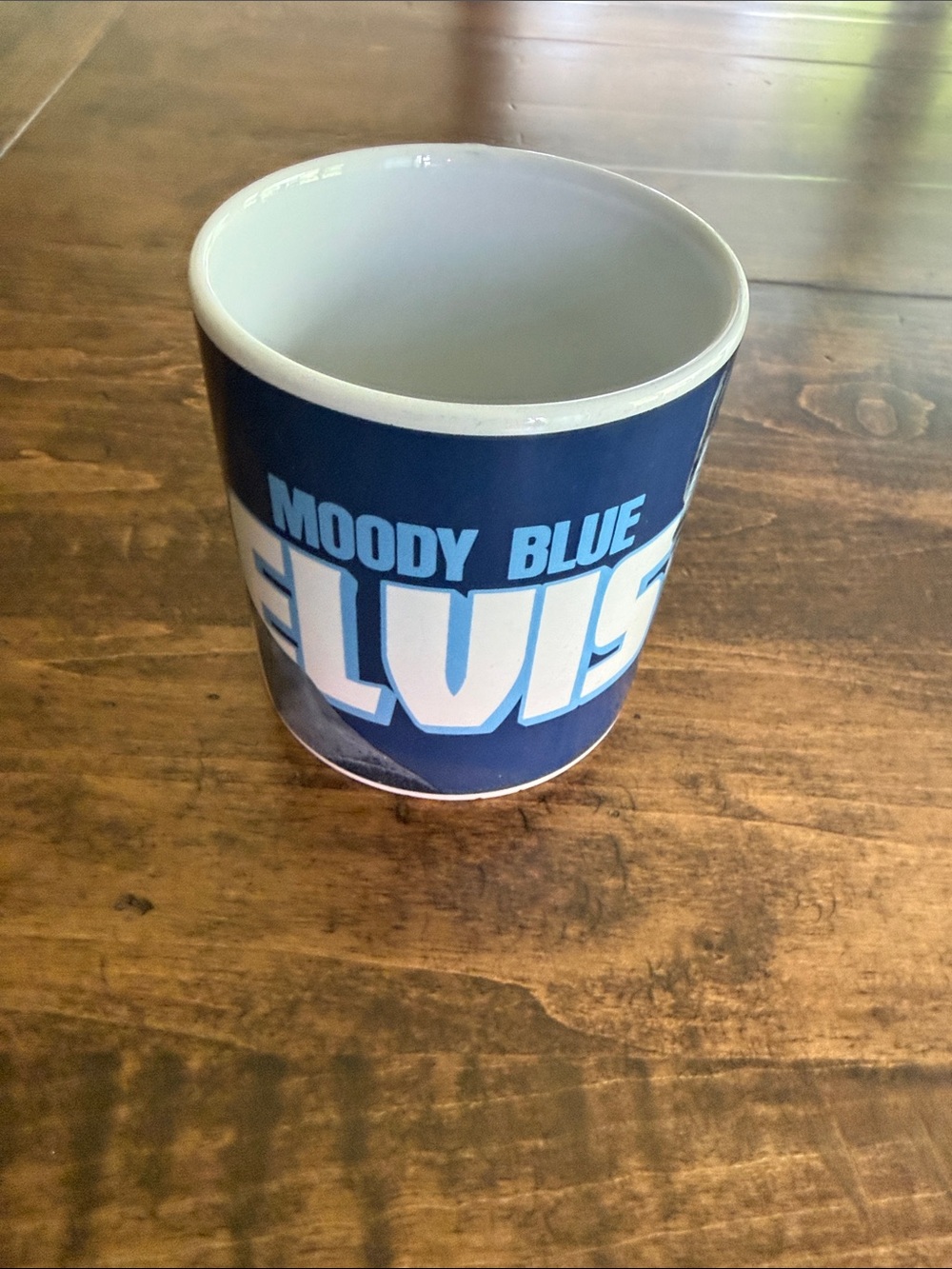 2018 Moody Blue Elvis Ceramic Mug - Blue